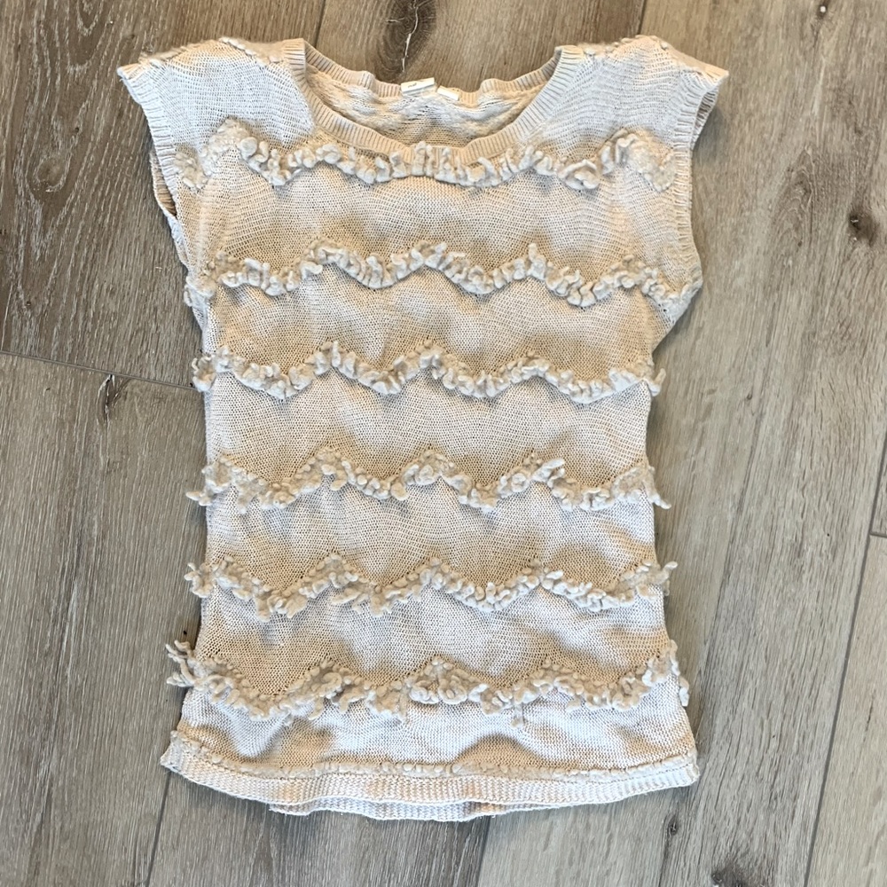 Knit T-shirt sweater